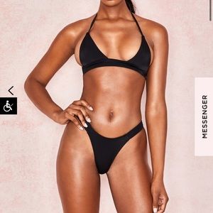 House of CB Black Swimsuit High Waisted Bikini​